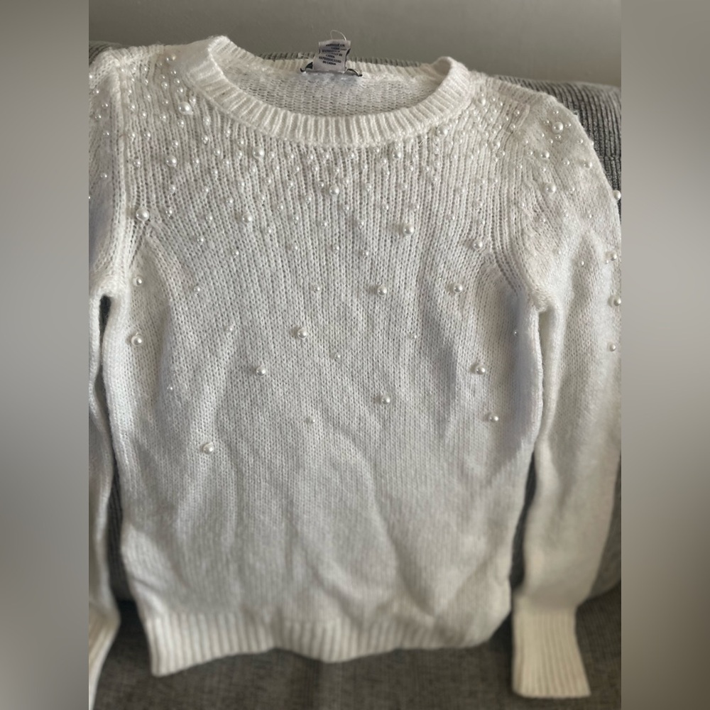 Sincerely Jules Cream Knit Sweater - Picture 1 of 10